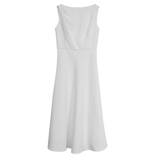 BRAND BYMEI红色连衣裙高级感别致惊艳高端一字领小黑裙