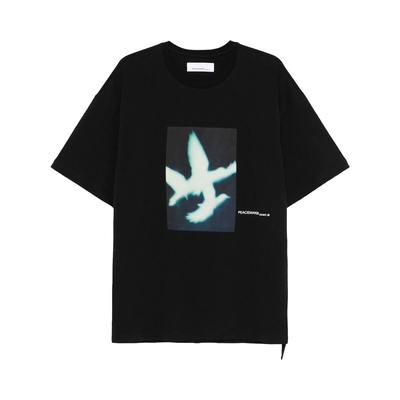 OAMC和平鸽字母印花纯棉短袖T恤