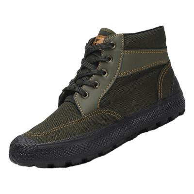 男士高帮耐磨防滑劳动作训鞋