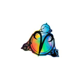 TLP镭射车贴 白羊座黄道十二宫第一宫Aries牡羊座星电镀效果贴纸