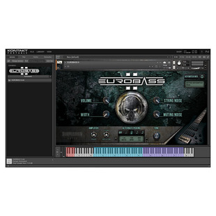 乡村摇滚低音金属贝斯音源SubMission Audio Eurobass 2 kontakt