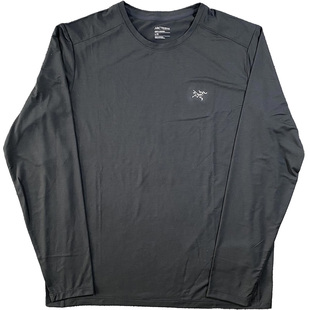 正品现货Arcteryx始祖鸟Cormac速干透气纯色长袖T恤男女休闲卫衣