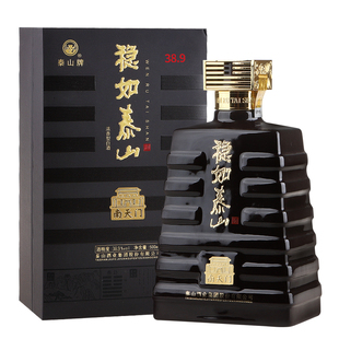 国产白酒 泰山牌浓香型白酒 51.8度 稳如泰山南天门单瓶500ml