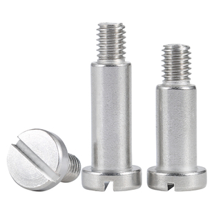 304不锈钢轴肩一字塞打螺丝等高限位螺栓圆柱头螺钉M2M3M4M5M6M12