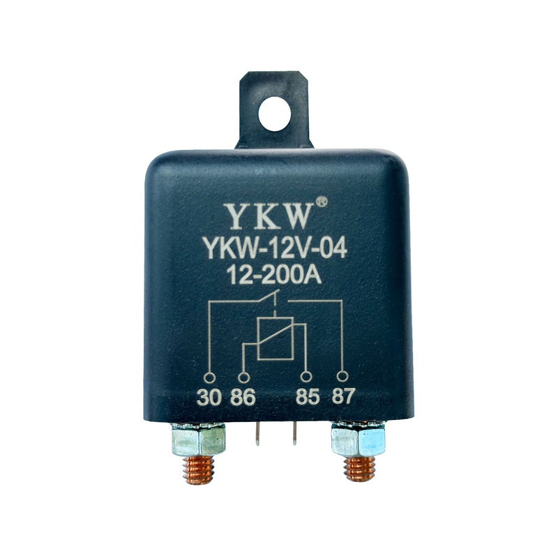 汽车大电流继电器100A200A直流DC12V24V48V60V72v四脚常开120A250