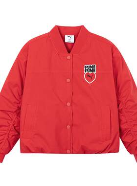 PUMA彪马女童羽绒服夹克新年红装