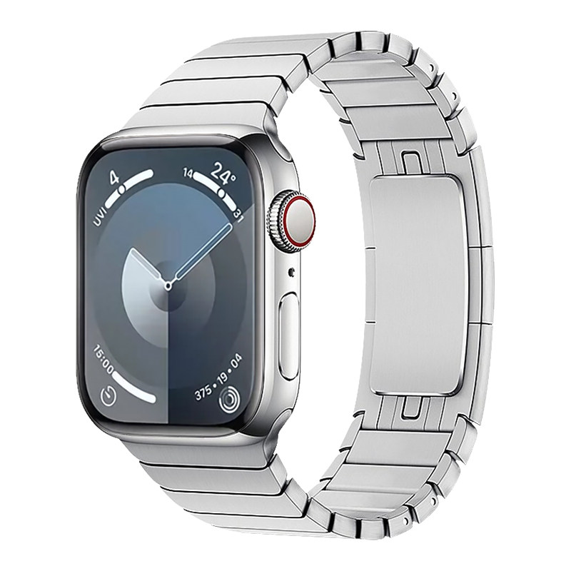 AW苹果新款iwatch不绣钢手表表带