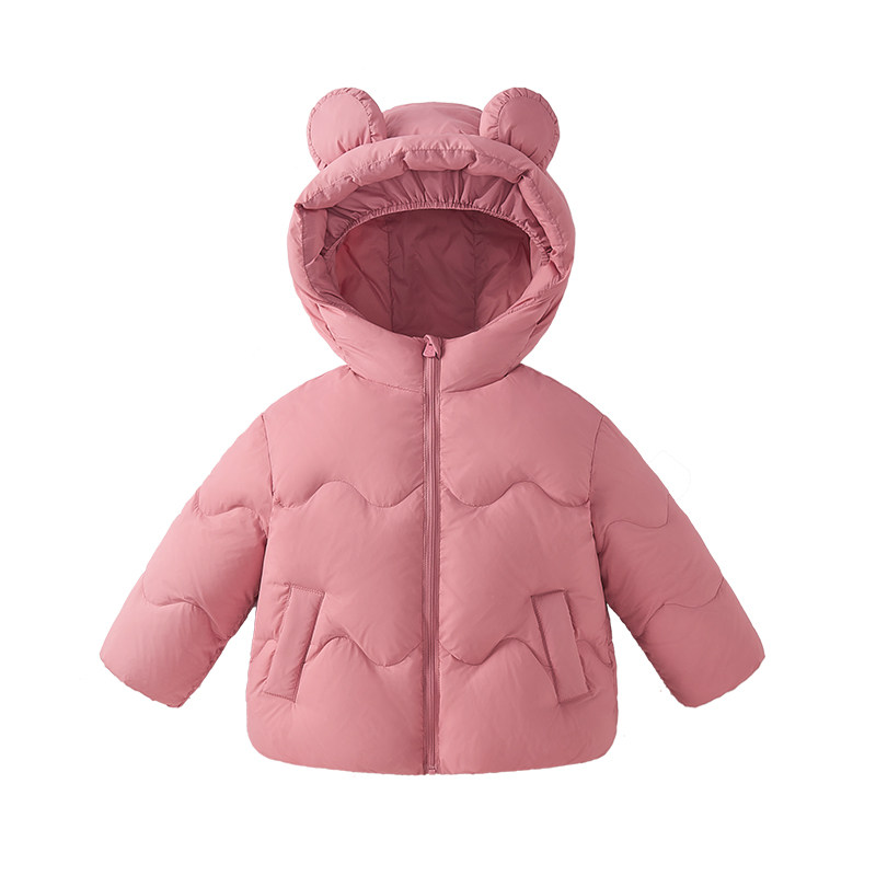 jellybaby儿童羽绒服冬季新款女童厚外套保暖冬装女孩宝宝面包服