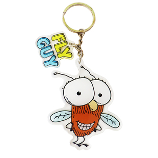 fly guy 苍蝇小子周边挂件亚克力钥匙扣书包挂饰奖励学生的小礼物