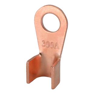 国标电线压线开口铜线鼻子接线端子接头线耳16平方纯紫铜电瓶150A