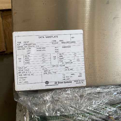 GE 3VNWV030CT005 工业自动化驱动器