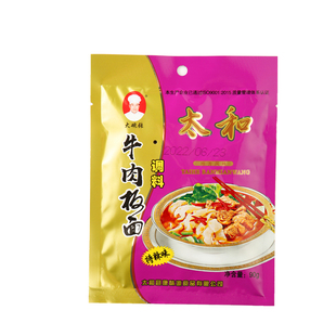 正宗安徽太和牛肉板面底料辣椒调料卤肉汤料调味料90克【送方法】