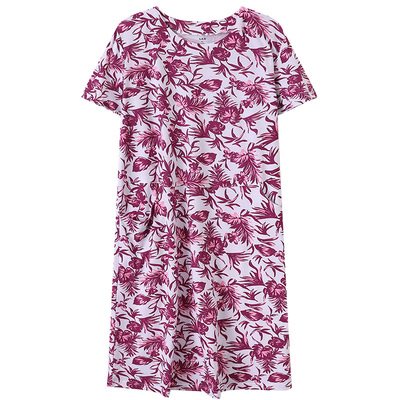 A＆B纯棉宽松舒适透气睡裙