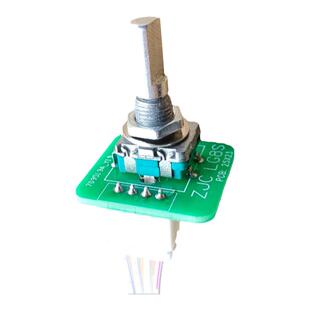 CAV丽声功放机音量调节开关 AV-986B无极调节旋钮 4线可按压总成