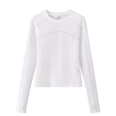 班尼路速干运动长袖上衣女2026春夏新款户外跑步健身吸汗百搭T恤N