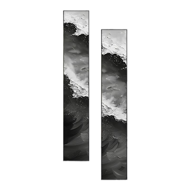 海浪装饰挂画抽象肌理