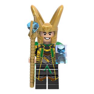 人仔复仇者联盟4积木钢铁侠MK6洛基美国队长雷神浪人鹰眼X0259