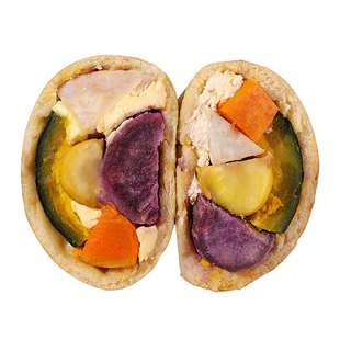 锦溪麦田五谷丰登馒头早餐半成品紫薯南瓜杂粮粗粮加热即食代餐包