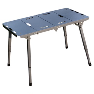 四折叠户外3.5单元igt桌便携式摩旅露营桌铝合金升降液压战术桌子