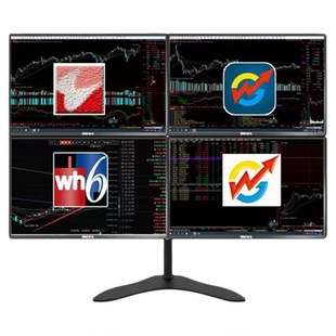 全新 I5 I7 I9专用4屏一机四屏炒股电脑期货外汇多屏炒股电脑主机