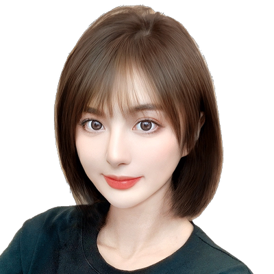 全真发初恋修颜波波头假发