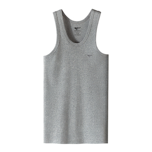 七匹狼健身背心男款纯棉打底汗衫男生夏季100全棉新款外穿老头衫