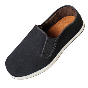 聚氨酯板鞋中老年单鞋劳保千层底休闲防滑耐磨工地干活老北京布鞋