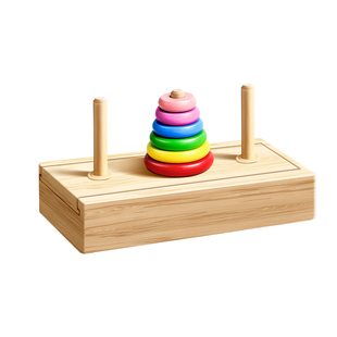 汉诺塔小学生10层比赛专用大号5六7八8十6阶儿童益智思维训练玩具