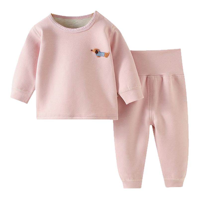 婴儿衣服春秋冬季婴幼儿德绒保暖衣秋冬睡衣宝宝秋衣秋裤套装秋装