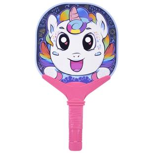 儿童板羽球拍三毛球毽子球拍乒乓球拍羽毛球拍套装户外运动玩具