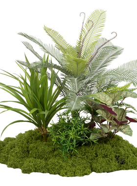野花苔藓造景仿真花艺软装假植被