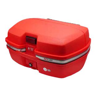 爱得乐982特大号摩托车尾箱可快拆放两全盔后备箱 踏板储物工具箱