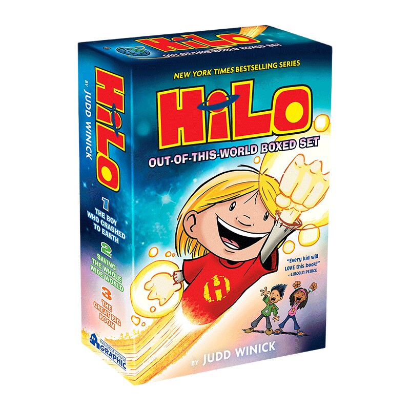 英文原版 Hilo 希罗系列3册盒装套装 成长与友谊 桥梁章节小说 英文版 进口英语原版书籍