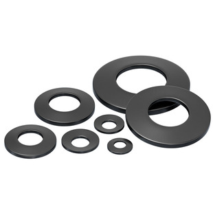 65MN锰钢黑色碟形垫圈锥形蝶形蝶型锁紧弹簧垫片M4-M24mm DIN6796