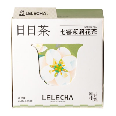 LELECHA茉莉花茶2.5g×10包×1组