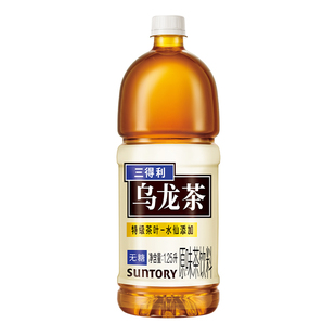 【代言人成毅同款】三得利乌龙茶无糖茶饮料1.25L*6瓶官方旗舰店
