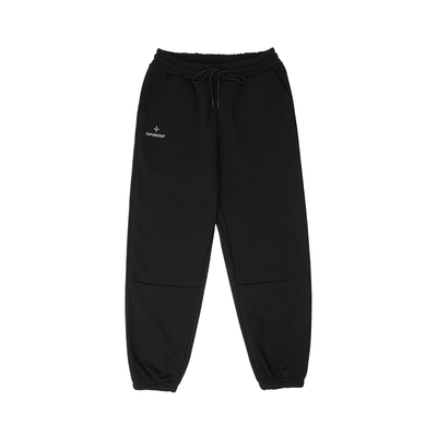 纯色加绒束脚卫裤宽松休闲