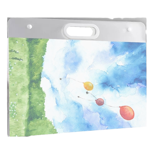 青竹4k画画收纳册画稿画袋美术作品收纳袋8k手提素描画册纸画纸油画棒奖状装绘画作品的袋子画夹收纳作品集