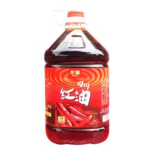 四川红油5L桶装商用只红不辣调味油上色辣椒油米线凉拌菜餐饮专用