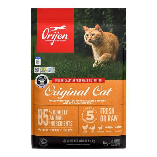 ORIJEN渴望鸡肉进口幼猫成猫粮增肥发腮六种鱼全阶段猫粮5.4KG
