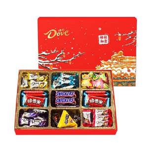 德芙柿柿如意礼盒巧克力春节过年送家人礼物零食年货