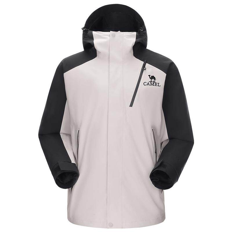 [王俊凯同款] 骆驼王者凯甲Evo系列冲锋衣男款三合一登山服外套女