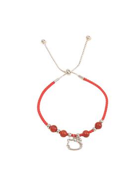 三福三丽鸥IP休闲凯蒂猫红绳珠手链单条 首饰配饰链条850869