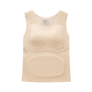 发育期少女保暖背心初高中学生固定胸垫内搭打底内衣女童文胸冬季