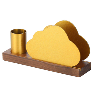 定制金色纸巾座餐厅咖啡厅民宿压纸座不锈钢酒店餐巾架桌面收纳架