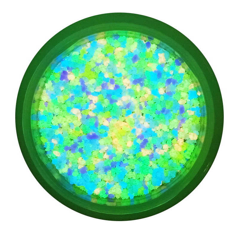 夜光彩砂星空瓶装饰幸运瓶创意手工饰品diy荧光沙海洋超亮夜光沙