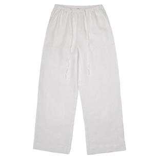 度物思仁春夏女款纯麻长裤休闲宽松时尚松弛感天然汉麻抑菌吸汗