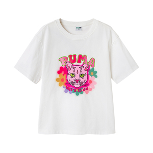 PUMA彪马童装女童圆领短袖