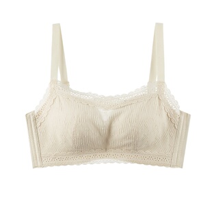 舒适内衣女加厚小胸防走光聚拢无钢圈文胸防下垂抹胸平胸AA胸罩