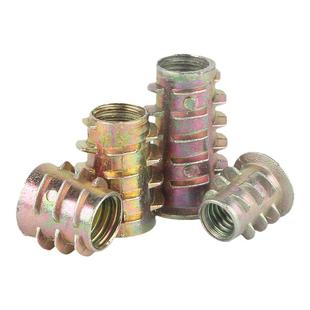 木工内外牙螺母沉头内六角家具螺帽预埋件梯形螺丝帽M4M5M6M8M10